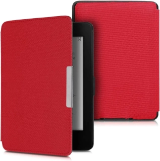Púzdro KW Mobile - Nylon Book - KW4948709 - pre Amazon Kindle Paperwhite 1/2/3 - červené