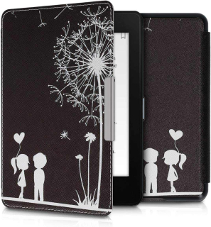 Puzdro KW Mobile - Dandelion Love - KW4664408 - pre Amazon Kindle Paperwhite 4 (2018) - čierne