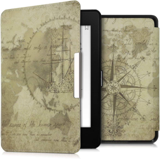 Puzdro KW Mobile - Travel Vintage - KW4664403 - pre Amazon Kindle Paperwhite 4 (2018) - viacfarebné