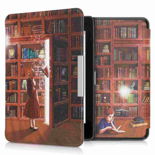 Puzdro KW Mobile - Magical Library - KW4664447 - pre Amazon Kindle Paperwhite 4 (2018) - viacfarebné