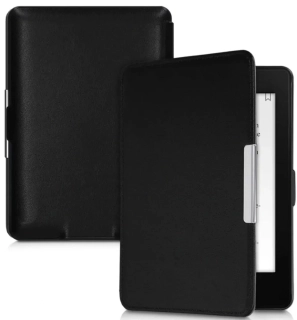 Púzdro KW Mobile (Kalibri) - Real Leather - KA4781005 - pre Pocketbook 617/627/627/628/632/633 - čierna koža