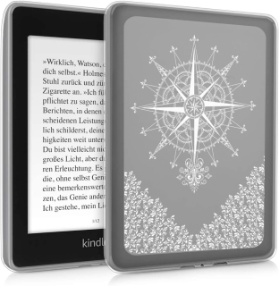 Púzdro KW Mobile - Baroque Compass - KW4672404 - pre Amazon Kindle Paperwhite 4 (2018) - silikónové