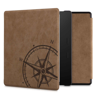 Puzdro KW Mobile - Navigational Compass - KW5939101 - pre Amazon Kindle Oasis 2/3 - hnedé