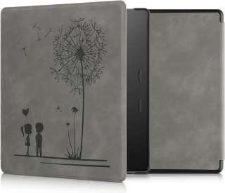 Puzdro KW Mobile - Dandelion Love - KW5697201 - pre Amazon Kindle Oasis 2/3 - šedé