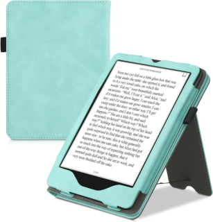 Puzdro KW Mobile - Nubuck Mint - KW5761971 - pre Amazon Kindle Paperwhite 5 (2021) - tyrkysové