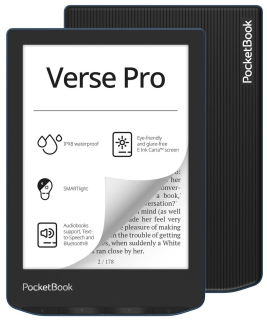 PocketBook 634 Verse Pro - 16GB, WiFi, Azure (modrý)
