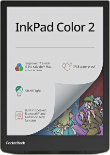 PocketBook 743C InkPad Color 2 - 32GB, WiFi, Silver Moon (strieborný)