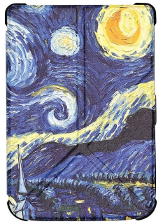 Origami Durable Lock ODL-103 púzdro pre Pocketbook 616 / 617 / 618 / 627 / 628 / 632 / 633 - motív Gogh, stojan, magnet