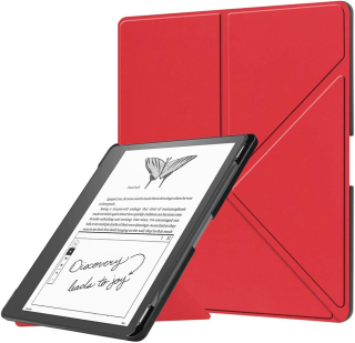 Puzdro Durable Lock Origami DL-202 na Amazon Kindle Scribe - červené