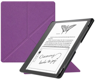 Puzdro Durable Lock Origami DL-204 na Amazon Kindle Scribe - fialové