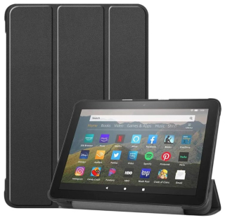 Durable Lock DLS-206 - puzdro so stojanom pre Amazon Kindle Fire HD 8 - čierne (10.gen, 12.gen.)