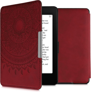 Puzdro KW Mobile - Indian Sun - KW4974722 - pre Amazon Kindle Paperwhite 1/2/3 - tmavo červené